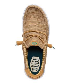 ZAPATOS WALLY STRETCH SOX BONE BROWN / MULTI