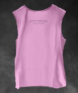 CAMISETA DE MUJER LASAL CARD ROSA