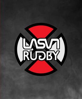 POLO MANGA LARGA DE HOMBRE LASAL RUGBY ROJO