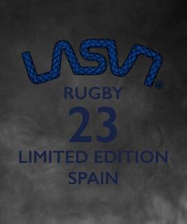 POLO MANGA LARGA DE HOMBRE LASAL RUGBY ROJO