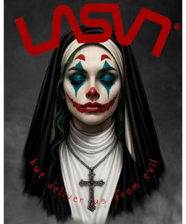 CAMISETA DE MUJER LASAL EVIL BLANCO