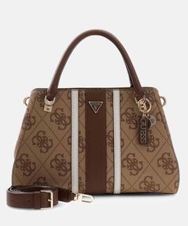 BOLSO DE MANO NOELLE II LUXURY SATCHEL LATTE LOGO