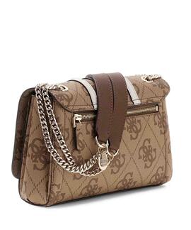 BOLSO BANDOLERA NOELLE II LUXURY SATCHEL LATTE LOGO / BROWN
