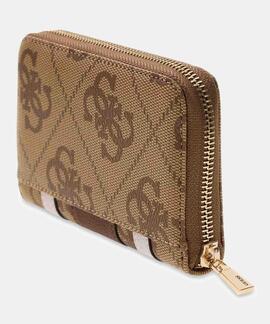 CARTERA LAUREL II MEDIANA LATTE LOGO / BROWN