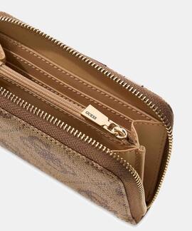 CARTERA LAUREL II MEDIANA LATTE LOGO / BROWN