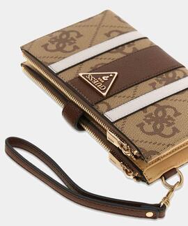 CARTERA LAUREL II LATTE LOGO / BROWN