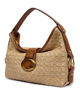BOLSO AL HOMBRO CAMDEN NATURAL / COGNAC