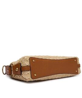 BOLSO AL HOMBRO CAMDEN NATURAL / COGNAC