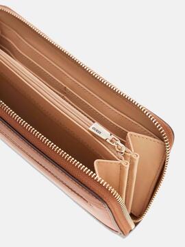 MAXI CARTERA JANIE CON LOGO COGNAC