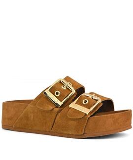 SANDALIAS DE PLATAFORMA DUNE ANTE MONOCOLOR CAMEL