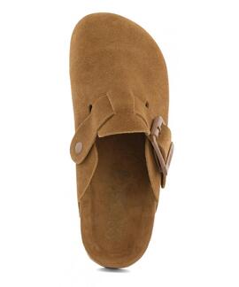 ZUECO SLOFI SABOT ANTE MONOCOLOR CAMEL