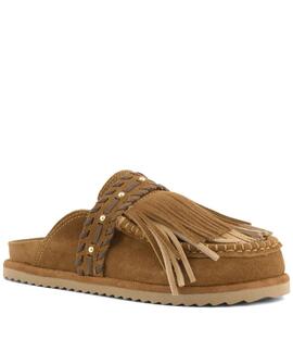 ZUECO SLOFIW SABOT ANTE MONOCOLOR CAMEL