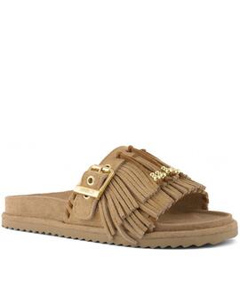 SANDALIAS SLOFIW SABOT ANTE MONOCOLOR BEIGE