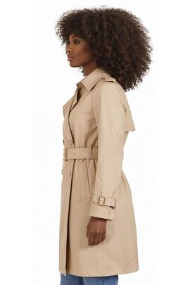 TRENCH DE MUJER CON CINTURÓN CAMEL