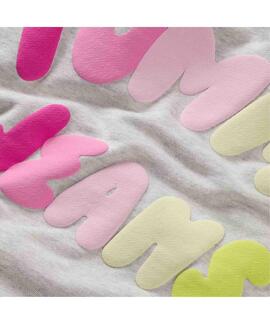 SUDADERA BOXY COLOR BUBBLE ICE GREY HEATHER