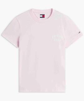 CAMISETA COLOR BUBBLE REGULAR FIT PEARLY PINK