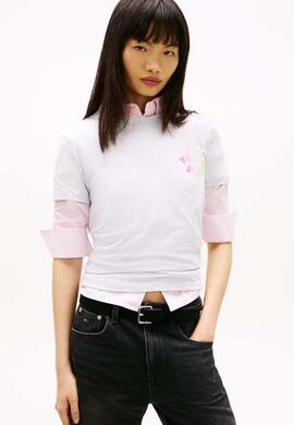 CAMISETA COLOR BUBBLE REGULAR FIT ICE GREY HEATHER