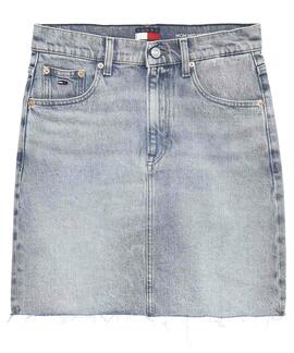 MINIFALDA VAQUERA MON CON TALLE SUPERALTO BJ8115 DENIM LIGHT