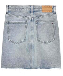 MINIFALDA VAQUERA MON CON TALLE SUPERALTO BJ8115 DENIM LIGHT