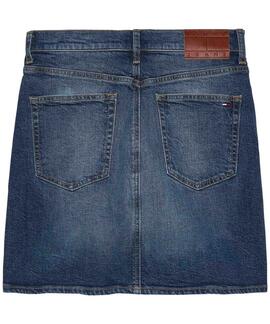 MINIFALDA VAQUERA MON CON TALLE SUPERALTO BJ8155 DENIM DARK