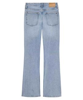 PANTALÓN VAQUERO CLEO BOOTCUT MID RISE BI0112 DENIN LIGHT