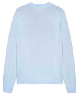 JERSEY SLIM FIT CON LOGO BORDADO SWEET BLUE