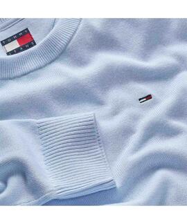 JERSEY SLIM FIT CON LOGO BORDADO SWEET BLUE