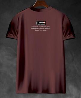 CAMISETA DE HOMBRFE LASAL OFFDUTY BURDEOS