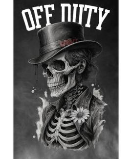 CAMISETA DE HOMBRFE LASAL OFFDUTY BURDEOS