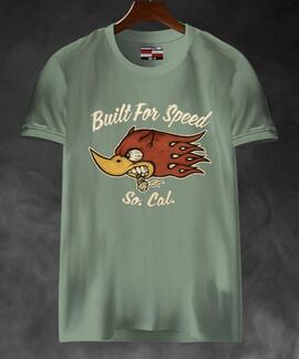 CAMISETA DE HOMBRFE LASAL BUILD KAKI