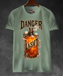 CAMISETA DE HOMBRE LASAL DANGER KAKI