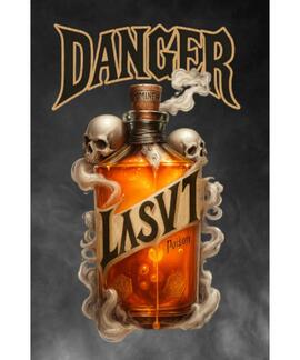 CAMISETA DE HOMBRE LASAL DANGER KAKI