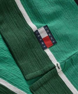 POLO RUGBY DE RAYAS RELAXED FIT CON BORDADO SHADOW PINE STRI