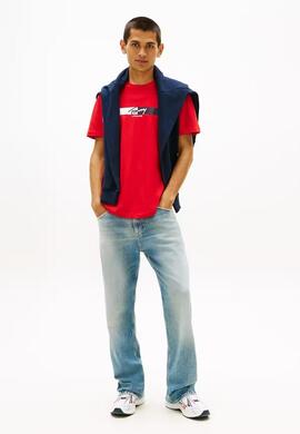 CAMISETA DE PUNTO CON LOGO DE FIRMA RAPID RED