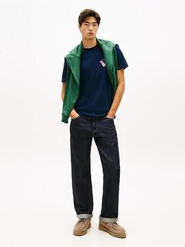 CAMISETA SIGNATURE REGULAR FIT CON LOGO TRASERO DARK NIGHT N