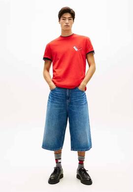 CAMISETA SIGNATURE REGULAR FIT CON LOGO TRASERO RAPID RED