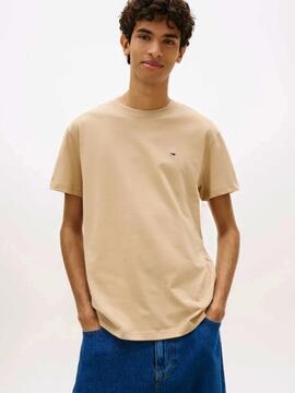 CAMISETA REGULAR FIT CON LOGO DE BANDERA GENTLE GOLD