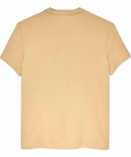 CAMISETA REGULAR FIT CON LOGO DE BANDERA GENTLE GOLD