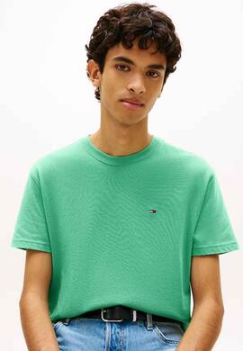 CAMISETA REGULAR FIT CON LOGO DE BANDERA BAHAMA GREEN