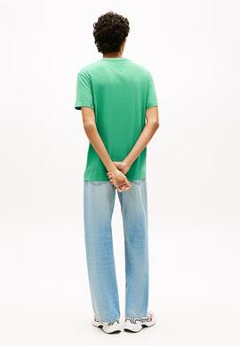 CAMISETA REGULAR FIT CON LOGO DE BANDERA BAHAMA GREEN