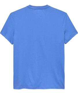 CAMISETA REGULAR FIT CON LOGO DE BANDERA BLUE TWILIGHT