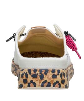 ZUECO WENDY SLIP GETAWAY LACE EGRET