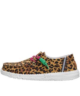 ZAPATILLAS WENDY GETAWAY LACE LEOPARD