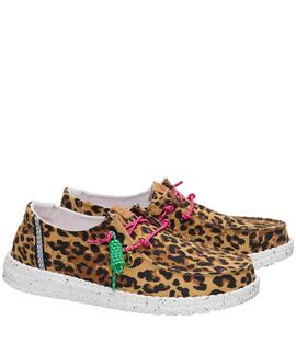 ZAPATILLAS WENDY GETAWAY LACE LEOPARD