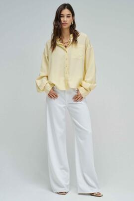 CAMISA LIGHTDENIM LOOSE FIT COLOR AMARILLO