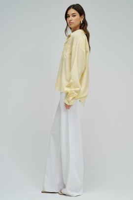 CAMISA LIGHTDENIM LOOSE FIT COLOR AMARILLO