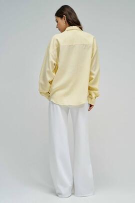 CAMISA LIGHTDENIM LOOSE FIT COLOR AMARILLO
