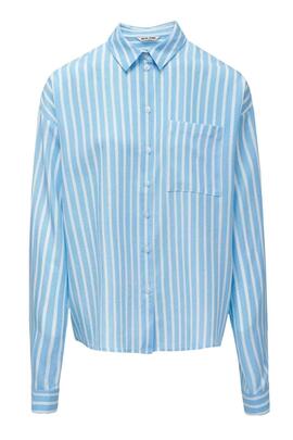 CAMISA LIGHTDENIM LOOSE FIT RAYAS AZULES