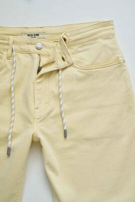 PANTALON CORTO JOGGER S-ACTIV REGULAR FIT WASHED COLORS CON