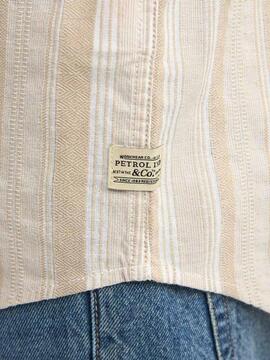 CAMISA DE MANGA CORTA A RAYAS RANGER LIGHT TAN